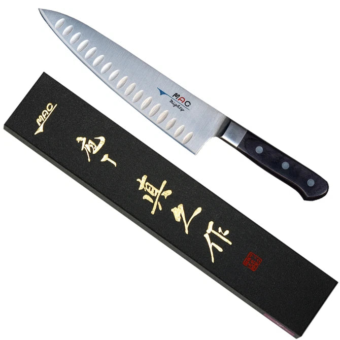 MAC MTH‑80 8″ Professional Chef Knife – Hollow Edge (Japan)