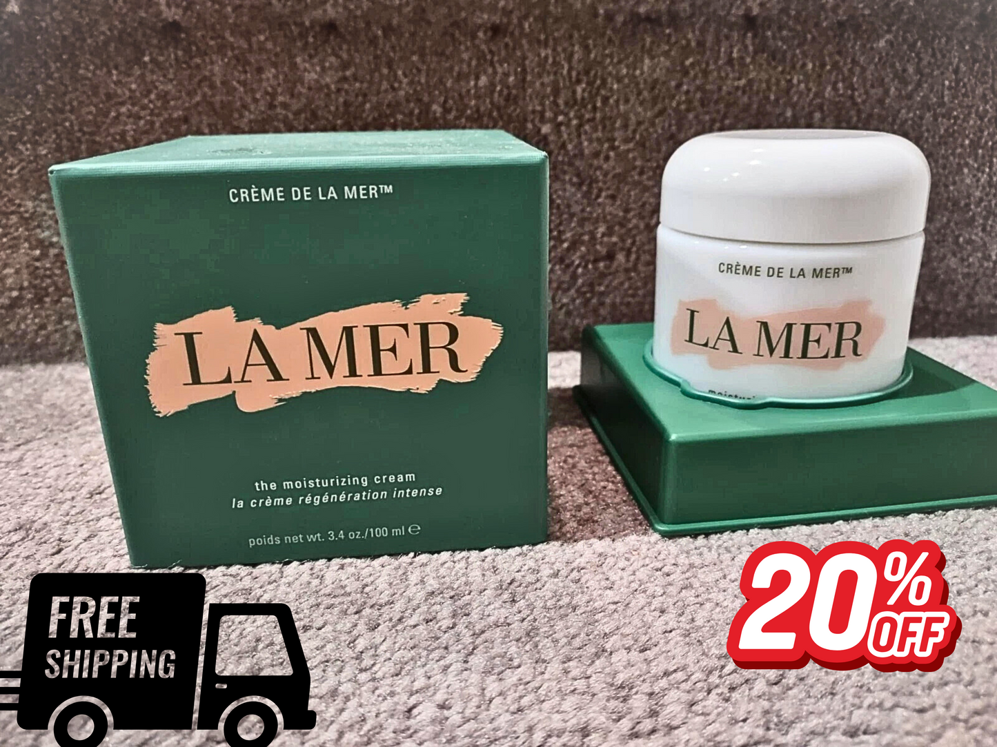 La Mer 3.4 Oz Moisturizing Cream new