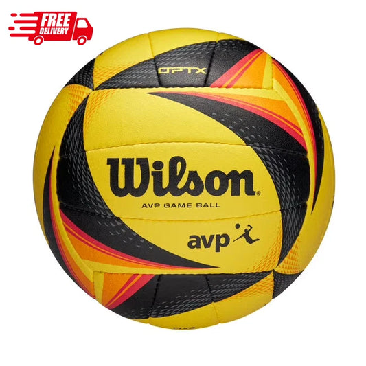 Wilson OPTX AVP Official Game Ball Beach Volleyball - Yellow