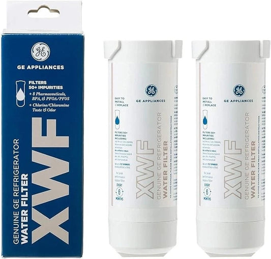 2pcs XWF Refrigerator Water Filters for GE (No Chip)