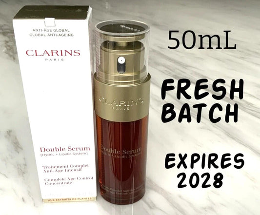 Clarins Double Serum Complete Age Control Concentrate – 1.6 oz